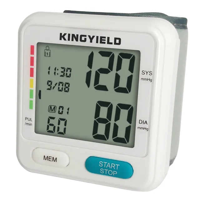 Wrist blood pressure monitor