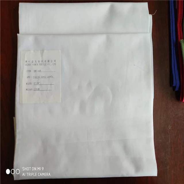 Polyester&cotton65/35 32*32 130*70 2/1 57/58"