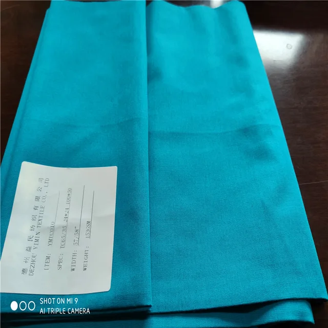 Polyester&cotton Tc65/35 24*24 100*50 1/1 57/58"