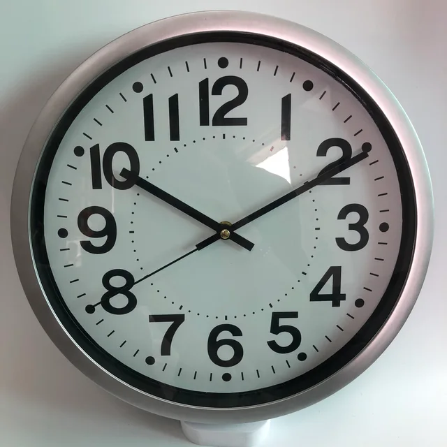 10inch Plastic basic classic wall clock