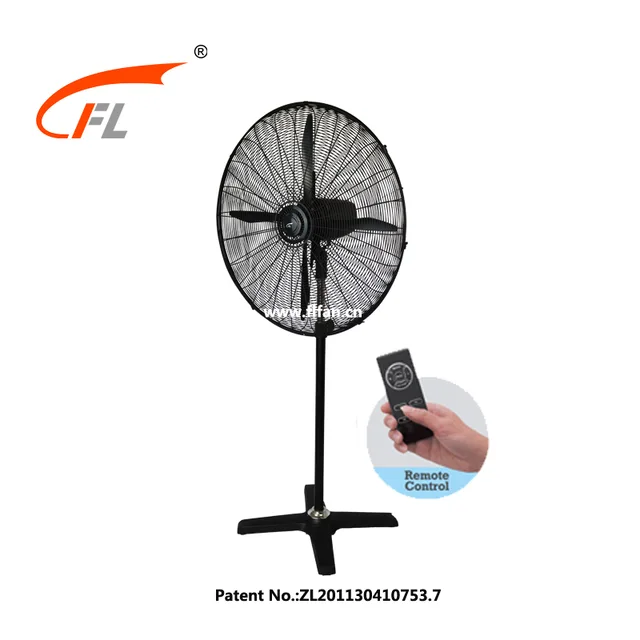 Remote Oscillating Shunde Industrial Commercial High Velocity Powerful Standing Pedestal Exhaust Fan