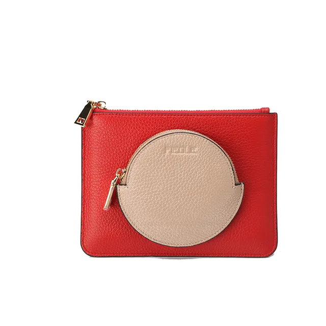 0000000001 leather coin purse gift factory classic eco leather handbag&wallet SLG 2020 2021 new design fashion fabric color business leisure