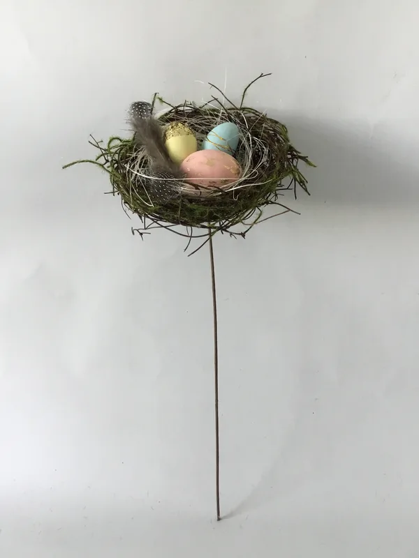 Easter egg nest branch