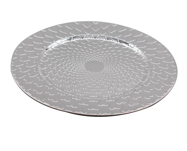 Plastic charger plate