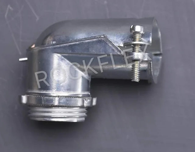 Bx-Flex Connector 90 Degree Squeeze Type