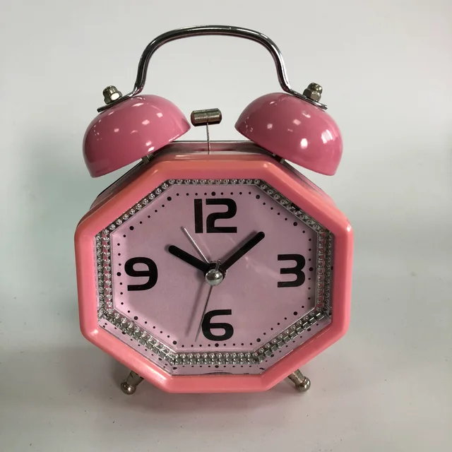 Colorful twin bell alarm clock