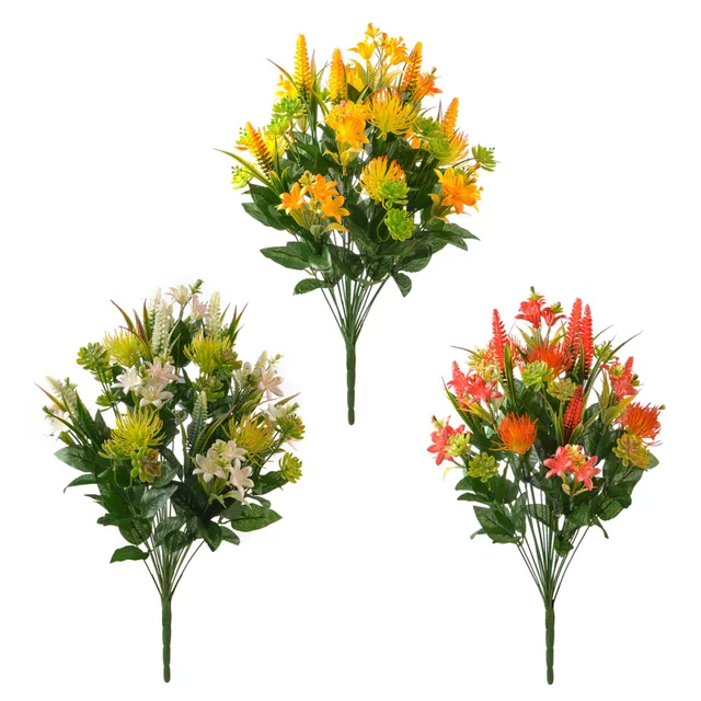 Plastic flower bush X24 stems