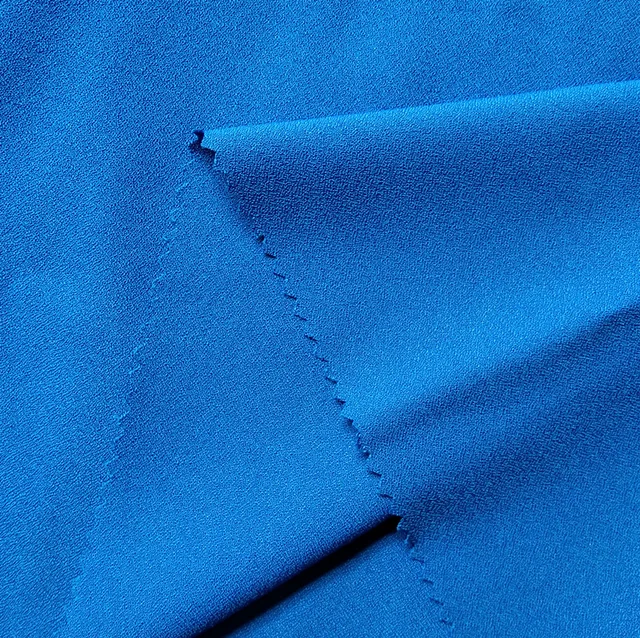 Polyester moss crepe