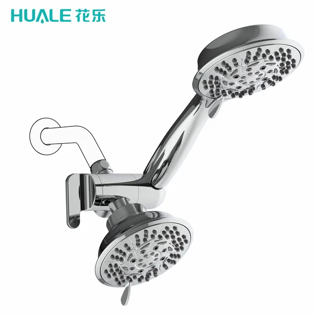 100-Setting Ultra-Luxury 3 Way Rainfall Shower-Head/Handheld Shower Combo