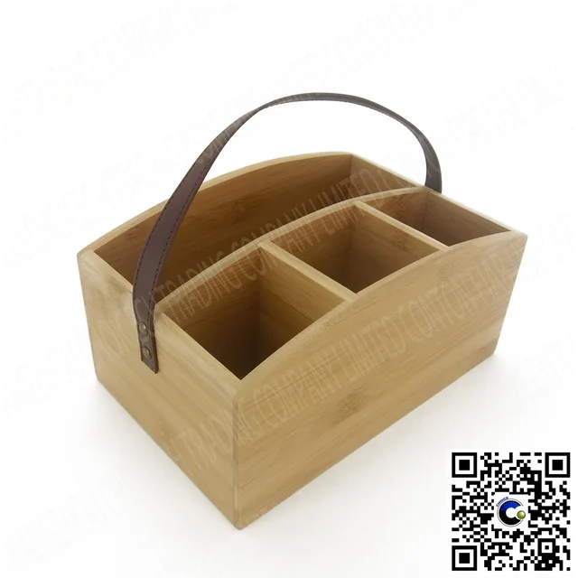 Bamboo Kichen Tools Storage Case