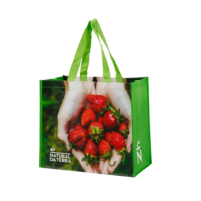 Custom size pp woven bag with logo printed