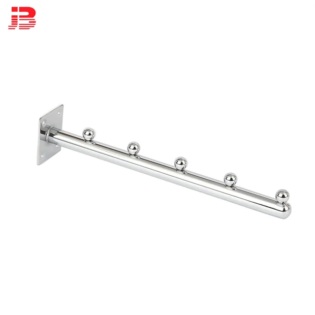 Wall-mounted 19mm tube straight hook