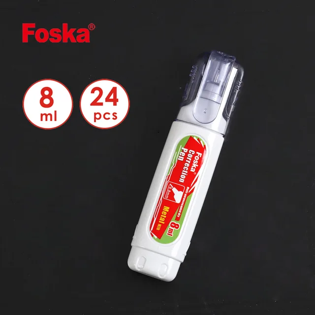 High Quality Foska 8ml Liquid Correction Fluid Pen