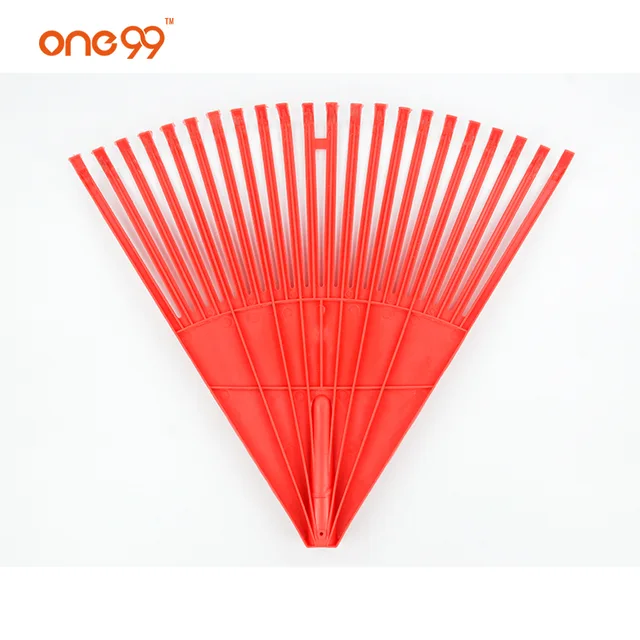 22 teeth plastic hand leaf rake for garden work