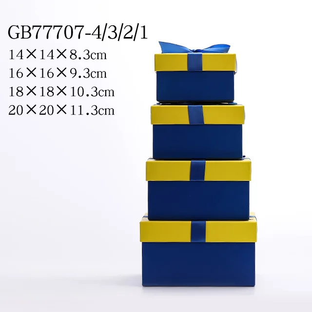 4pcs nesting square boxes