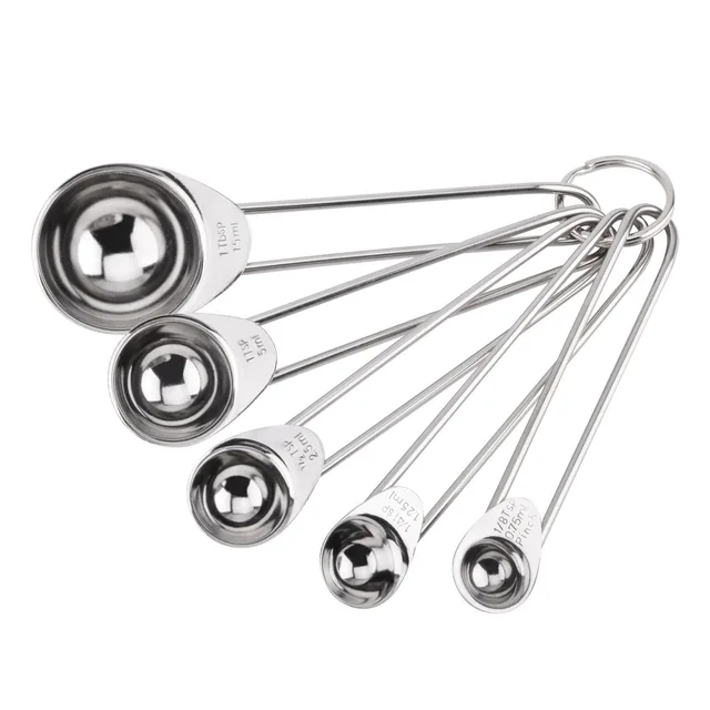 5pcs Stainless Steel measuring spoons