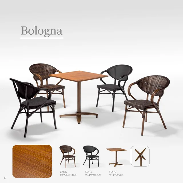 Alum.chair alum.table