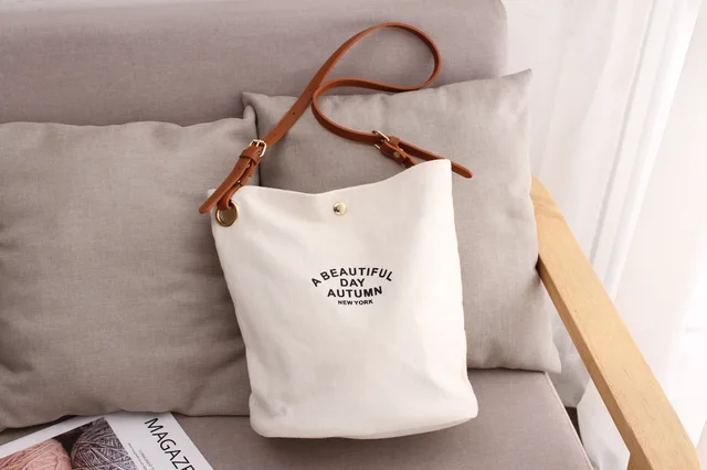 Canvas shopping bag、ladies shoulder bag