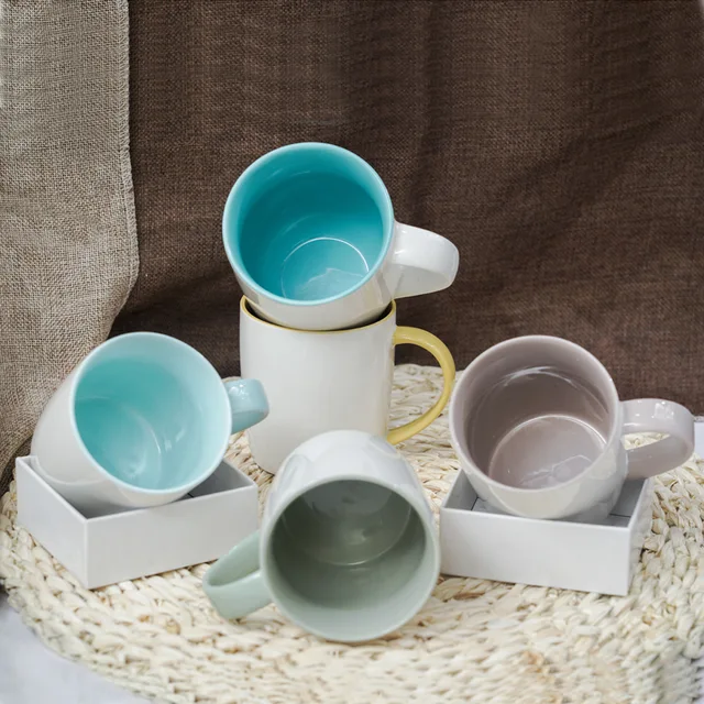 330ml color glazed mug ceramic mug coffee mug