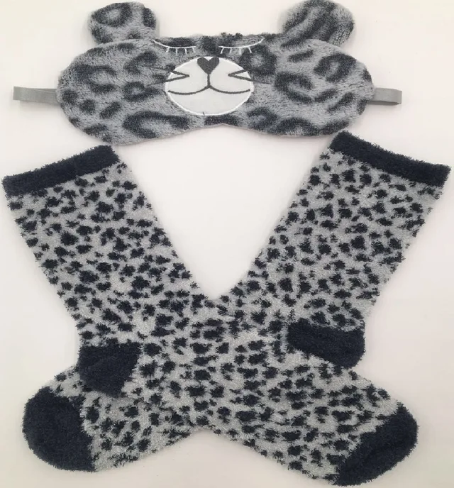 Eye mask and ladies socks