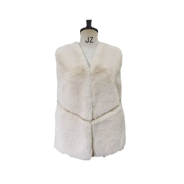 Woman’s fake rabbit fur/faux fur vest