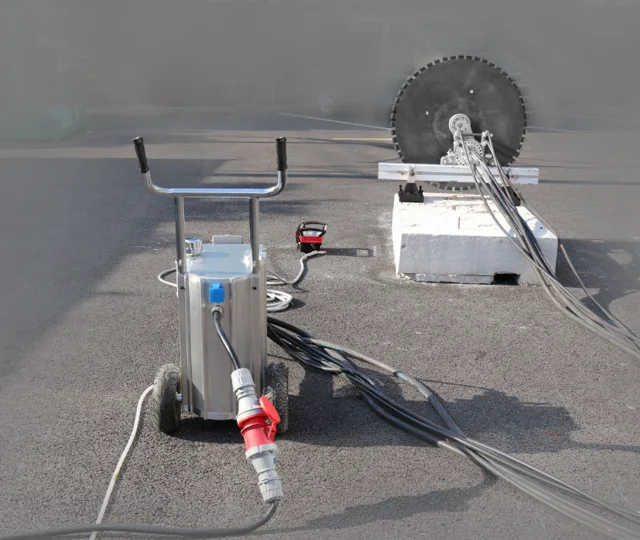 Hydraulic concrete wall saw KCY-HDD-45
