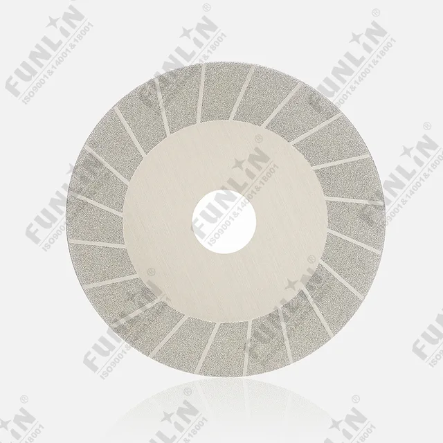 Electroplated diamond disc