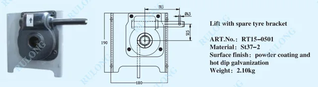 Spare tyre bracket