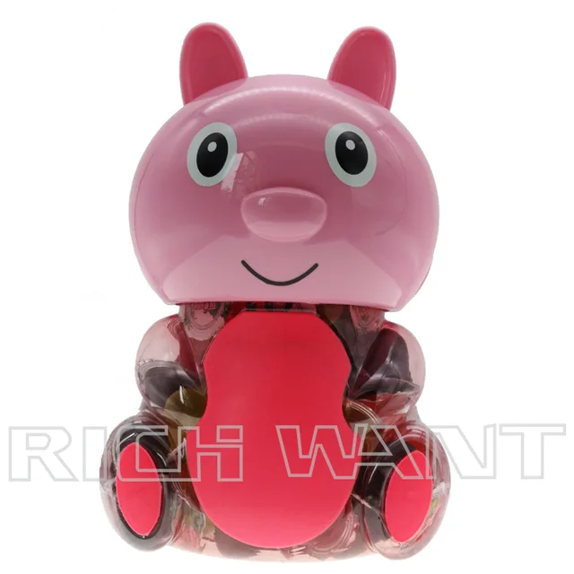 Assorted mini fruit jelly mini gelatina Fruit Flavor Jelly Cup in Cartoon Rabbit Jar（90pcs/jar）
