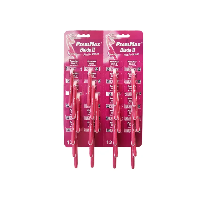 Twin blades disposable razor for man