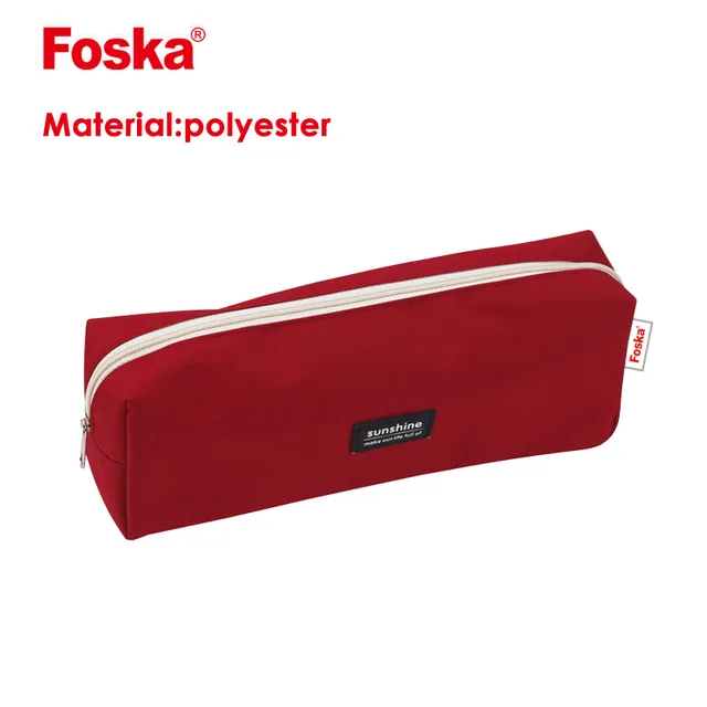 Big Capacity Colored Student Pencil Bag with Zipper