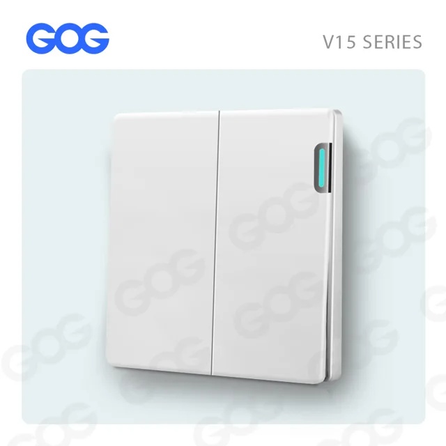 V15 series 2 gang 2 way wall switch