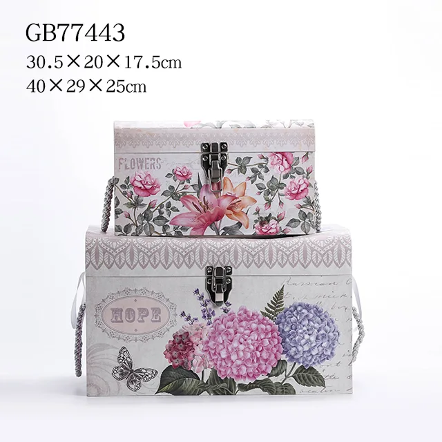 2pcs nesting chest boxes