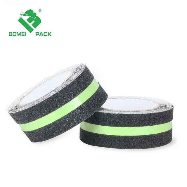 Glowing anti slip tape