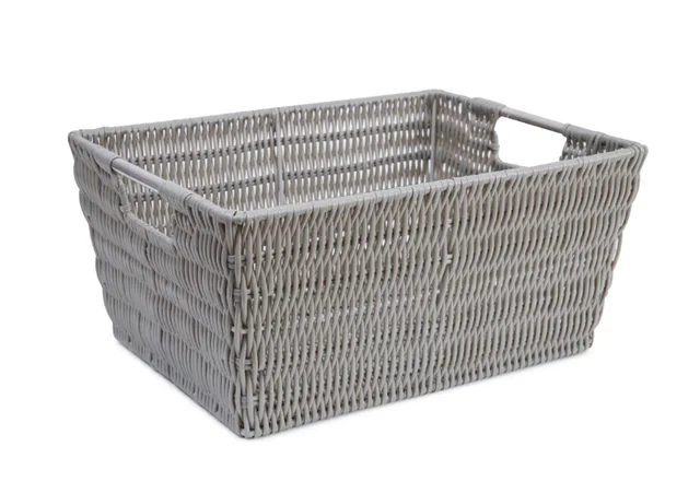 PE Rattan Plastic rattan bread basket Handmade Durable Storage Basket Laundry basket