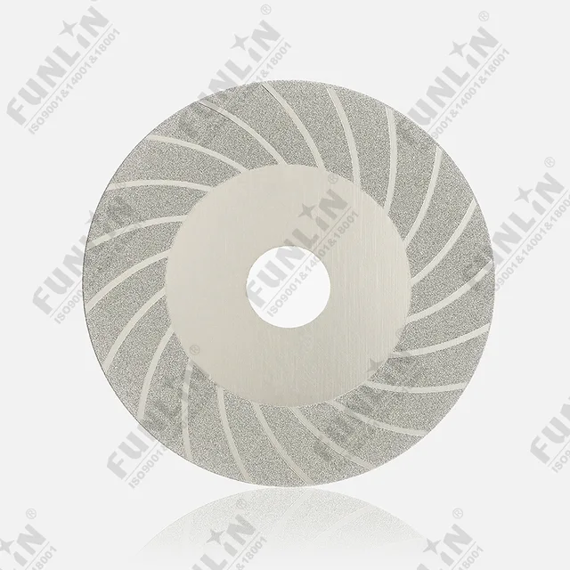 Electroplated diamond disc