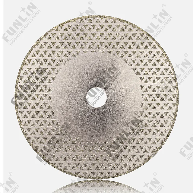 Electroplated diamond blade