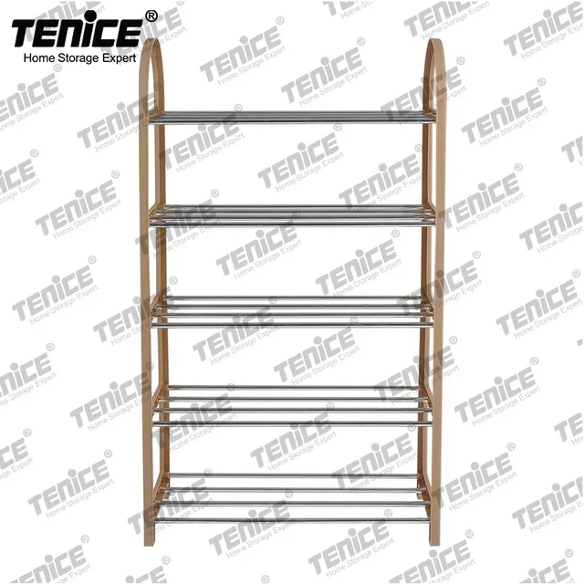 5-tiers Plastic Shoe Rack