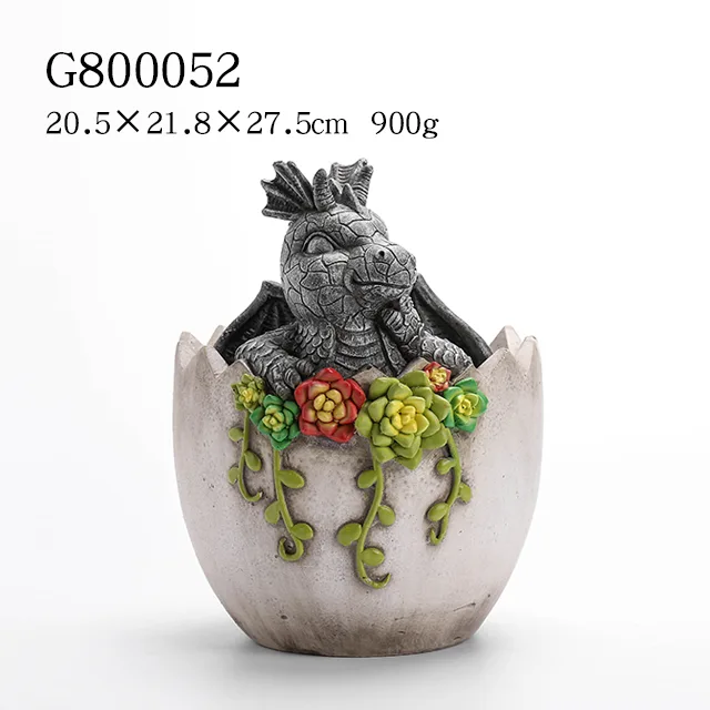 Polyresin Dragon Come Out Of Egg