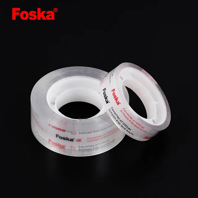 Foska Transparent Stationery Student Tape
