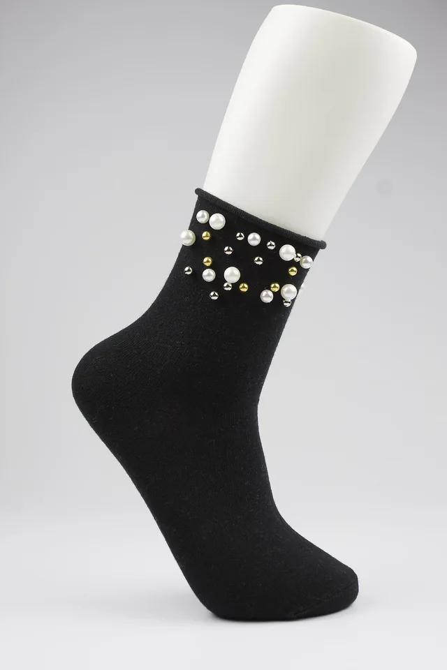 Women Cotton Fashion Socks with Accessories