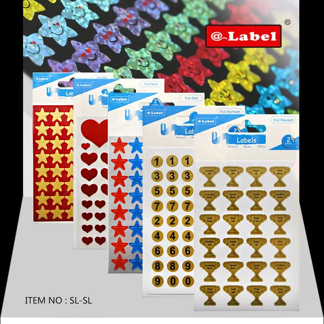 Aluminum foil labels