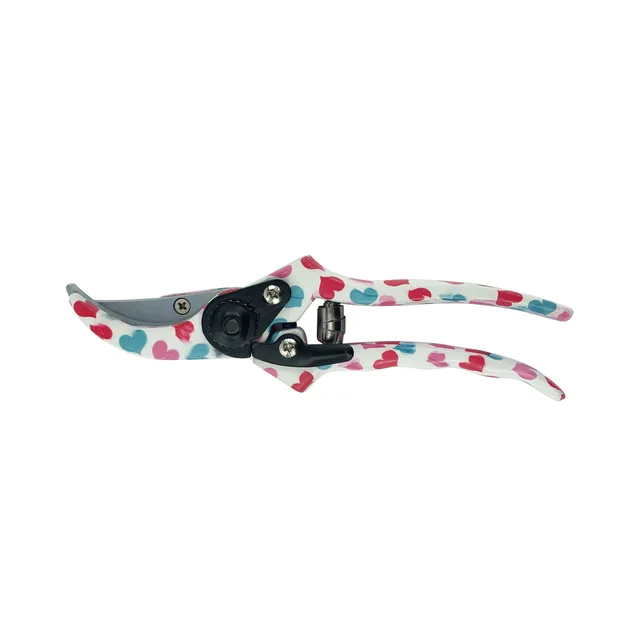 65Mn steel blade heat transfer printing flower secateurs
