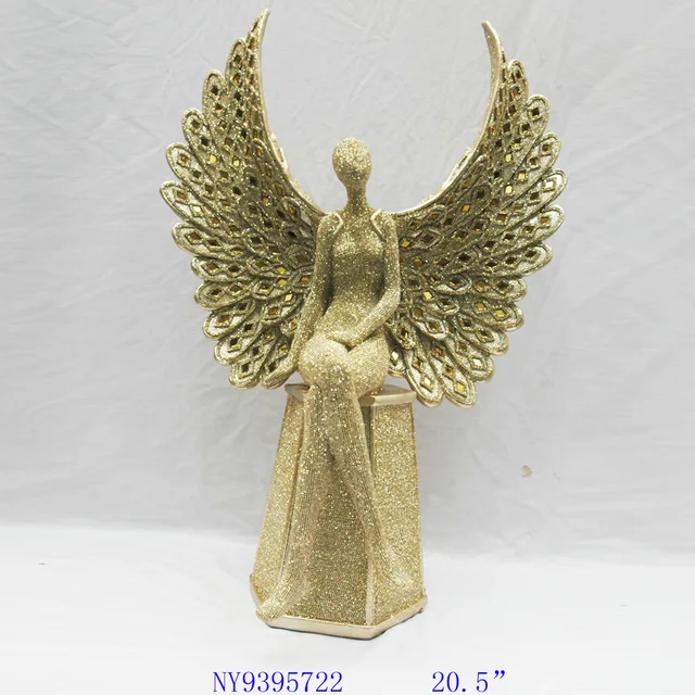 Angel with bead finish