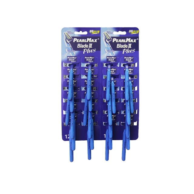 Twin blades disposable razor for man