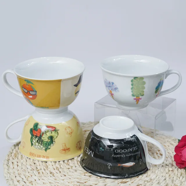 25oz ceramic soup mug flare mug soup bowl