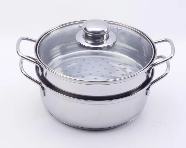 Stainless steel steamer 2 layer
