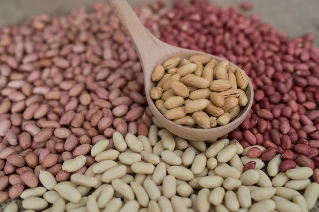 Roasted peanut kernels