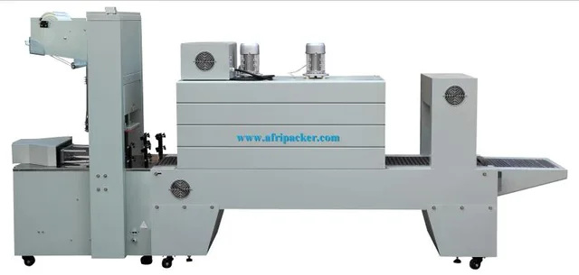 Semi-automatic shrink wrapping machine