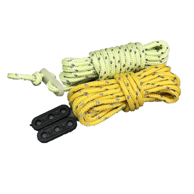 Camouflage rope for tent